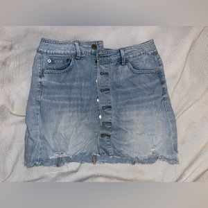 American Eagle Denim Skirt- Lightwash